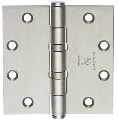 Ball Bearing Standard Weight 4 1/2" x 4" Stainless Steel Hinges