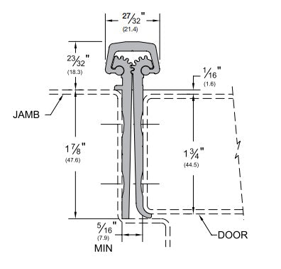 Concealed Geared Continuous Hinge